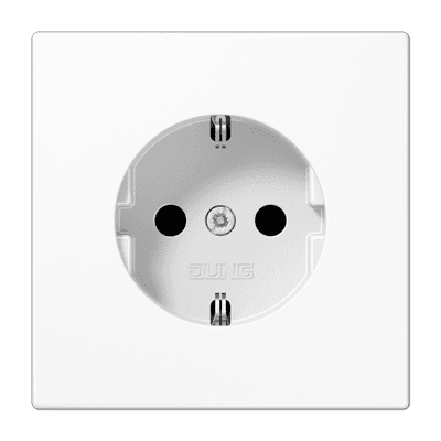 JUNG Штепсельная розетка SCHUKO 16A, 250V~, белый LS1521WW