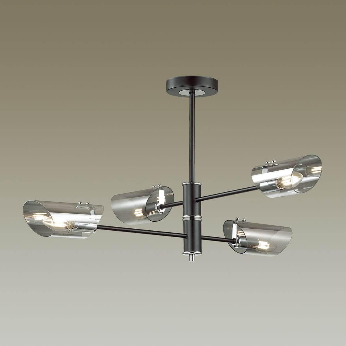 Lumion 4402/4C LN19 062 хром, черный Люстра потолочная E14 4*40W 220V NOLAN — миниатюра 4