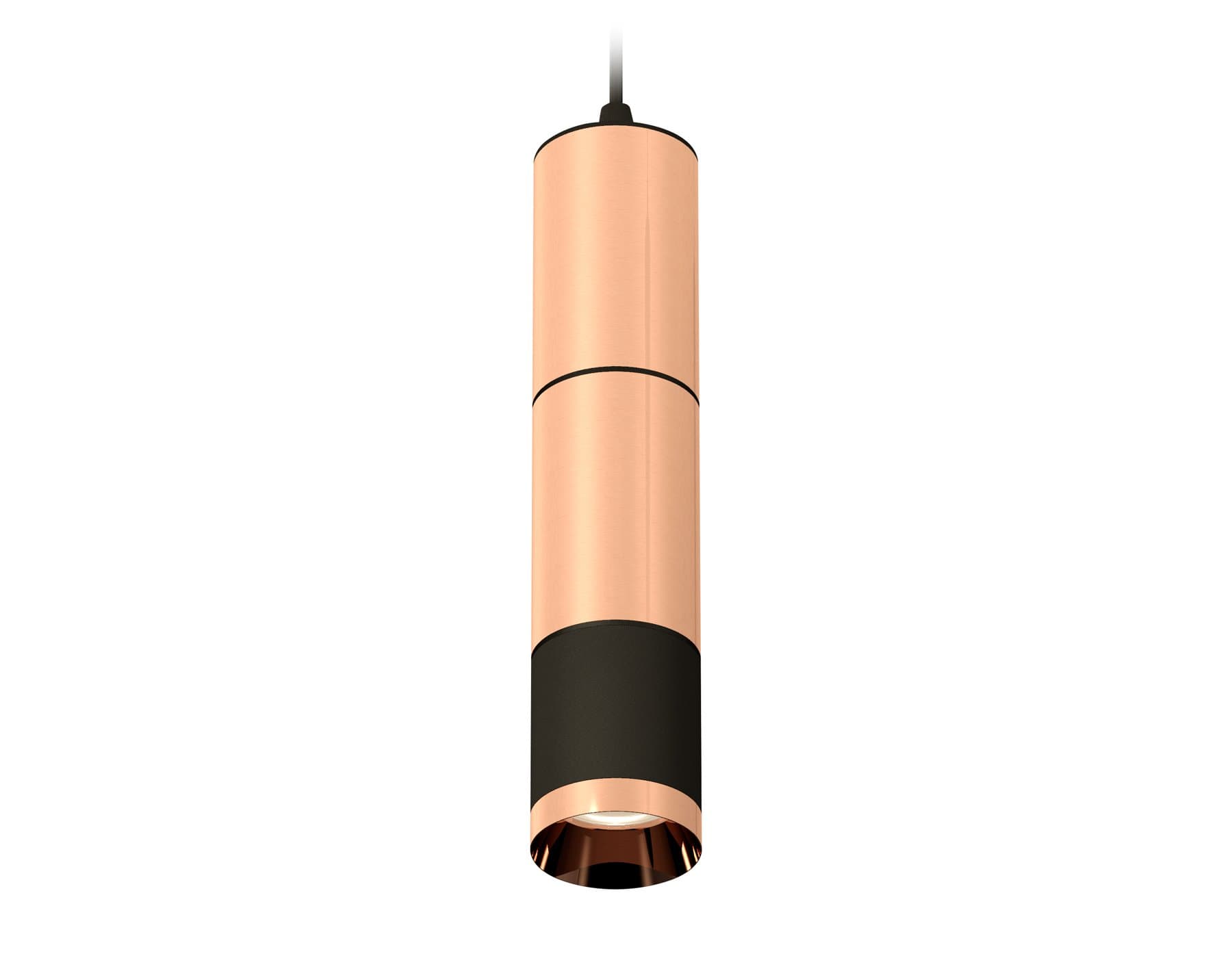 Ambrella Комплект подвесного светильника XP6302010 PPG/SBK золото розовое полированное/черный песок MR16 GU5.3 (A2302, C6326, A2061, C6326, A2061, C63 — миниатюра 1