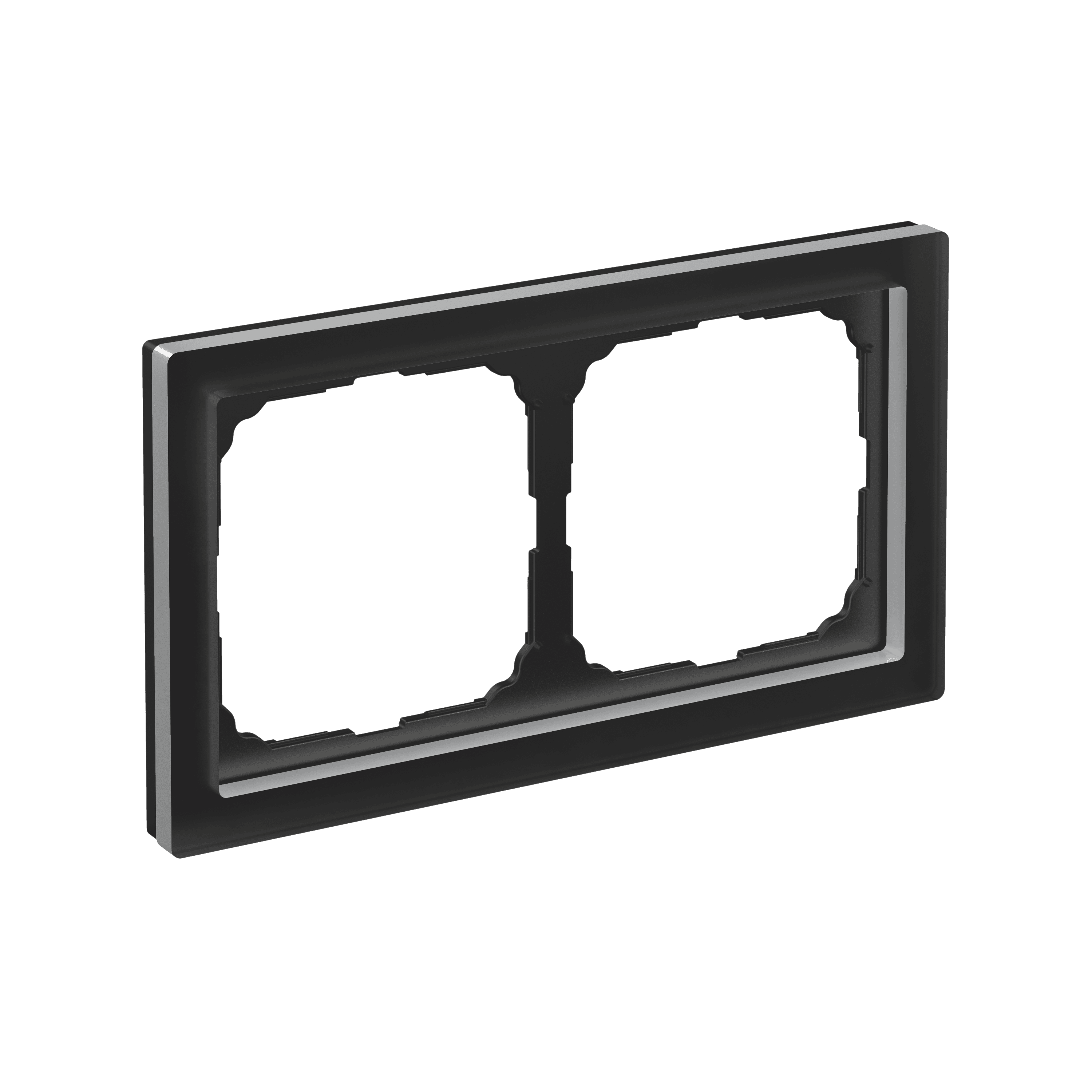 Systeme Electric ArtGallery Pure Матовое органическое стекло Черный Рамка 2-ая — миниатюра 10