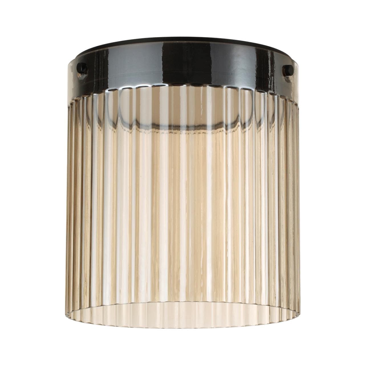 Odeon Light 5047/20LC L-VISION ODL24 303 черный/светл.янтарный/металл/стекло Потолочный светильник LED 20W 4000К 2238Лм PILLARI