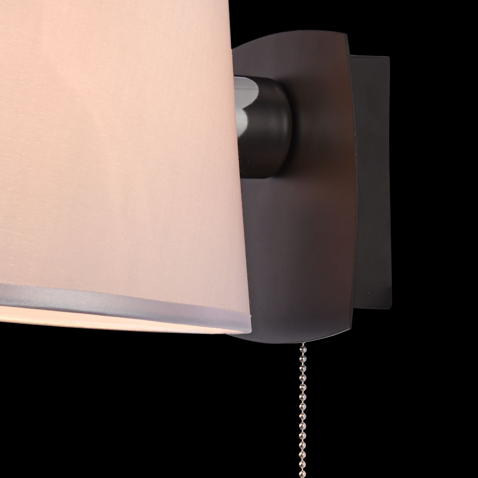 Maytoni Modern Bergamo Черный и Хром Бра 1xE27 60W MOD617WL-01B — миниатюра 4