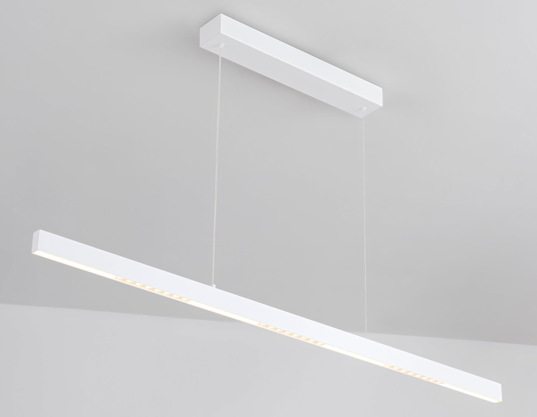 Ambrella Светильник подвесной светодиодный FL5831 WH белый 25W 3000K/4200K/6400K 1037*17.5*750 (без ПДУ) — миниатюра 2