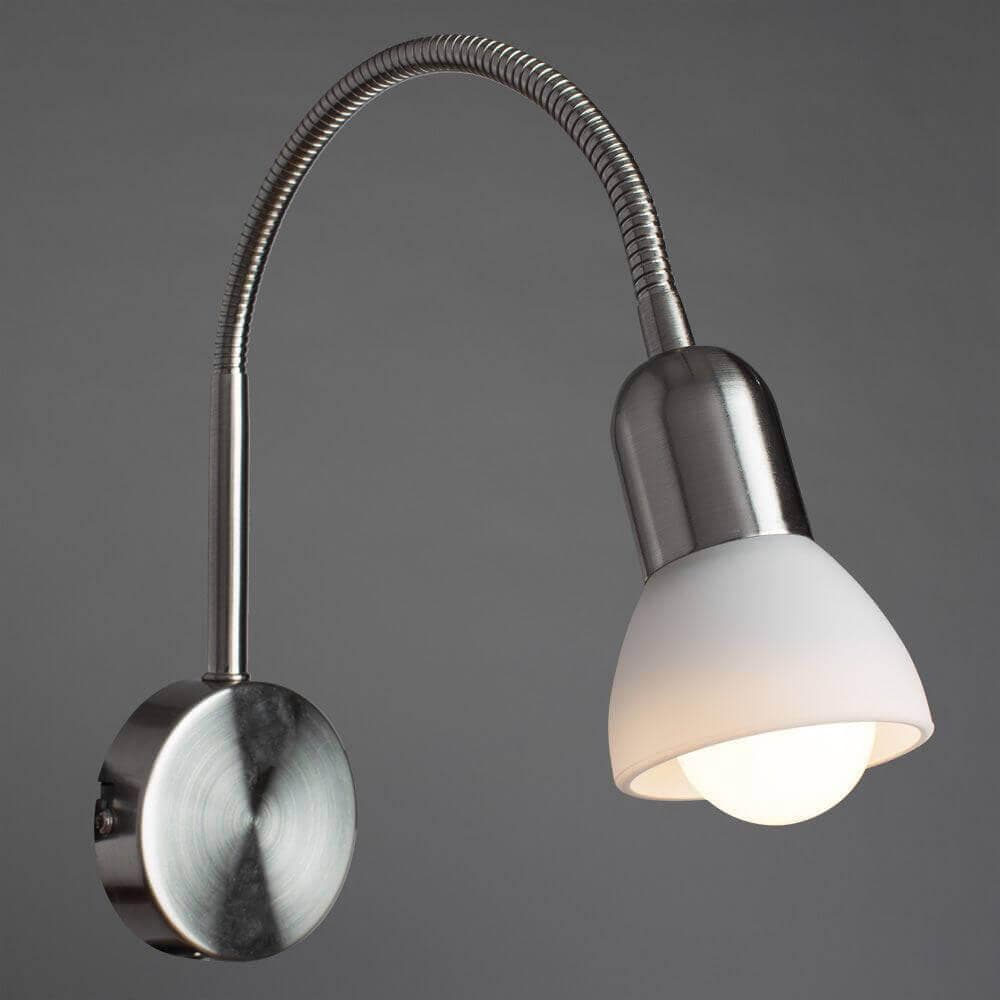Arte Lamp Falena Серебро/Белый Спот 1x40W 1xE14 A3116AP-1SS — миниатюра 2