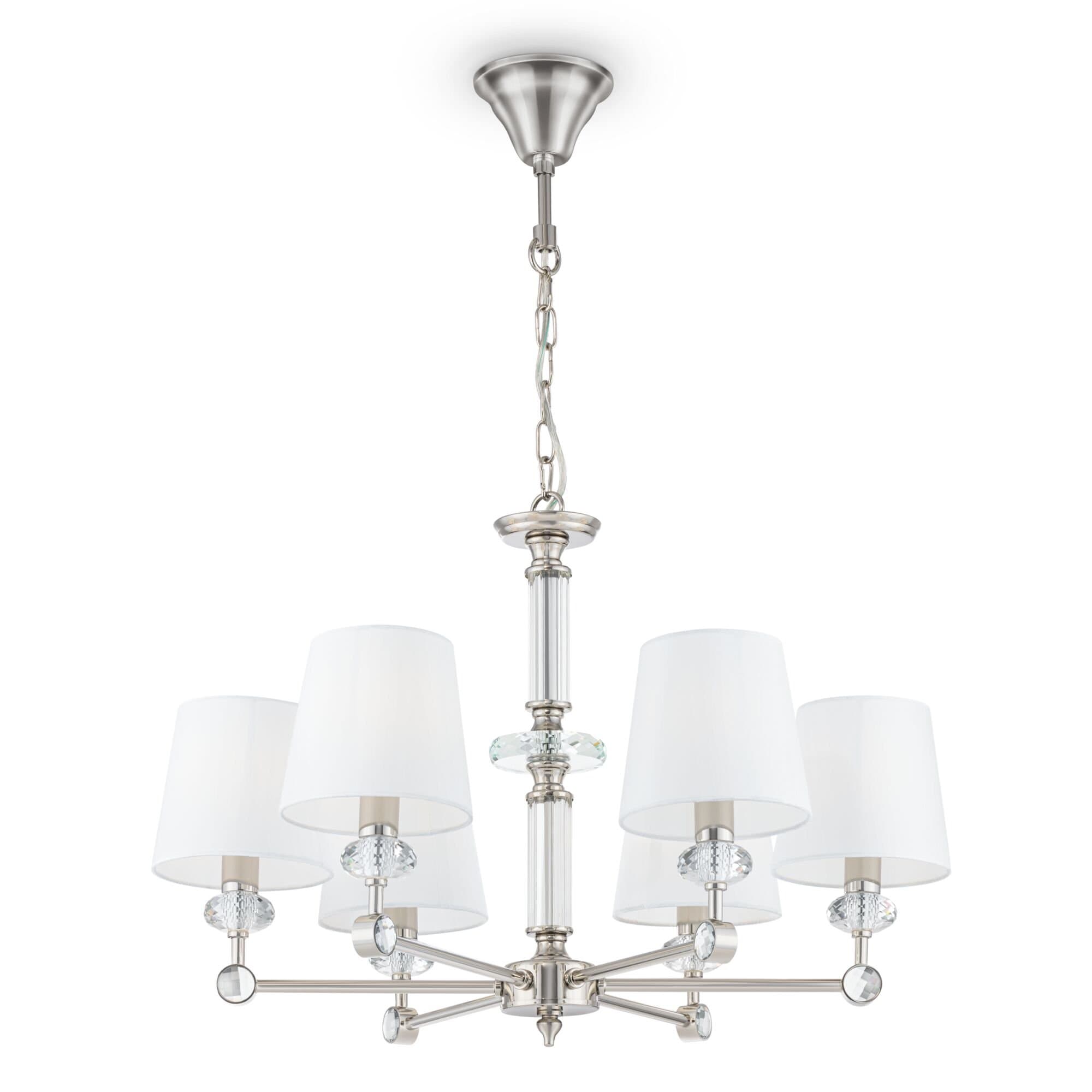 Maytoni Neoclassic Riverside Хром Люстра E14 40W MOD018PL-06CH — миниатюра 5