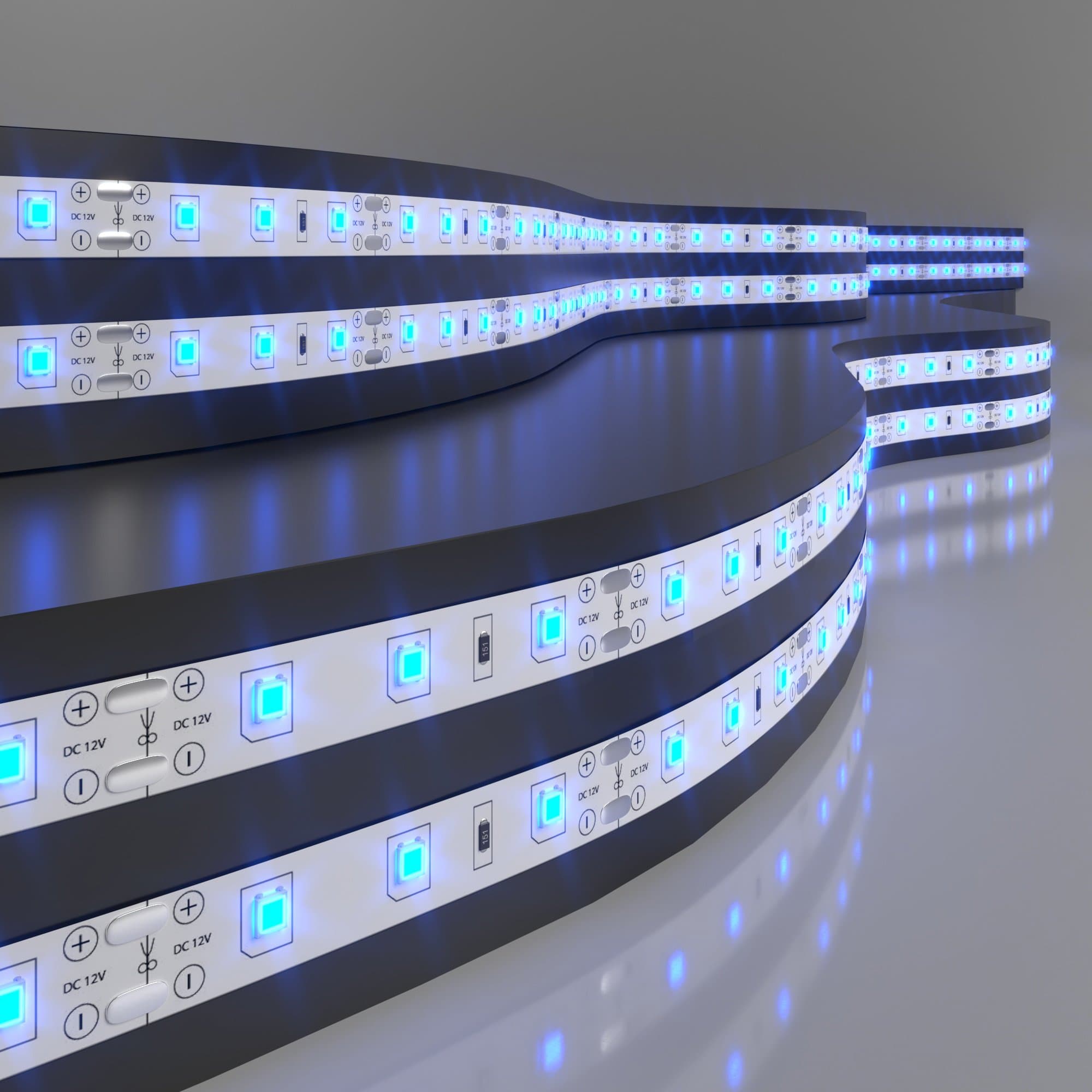 Elektrostandard 2835 12V 60Led 4,8W IP65 / Лента светодиодная 60Led 4,8W IP65 синий a040999