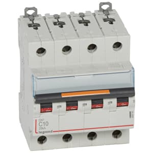 Legrand DX3 Автоматический выключатель 4P 10A (С) 25кА 409793 — миниатюра 2