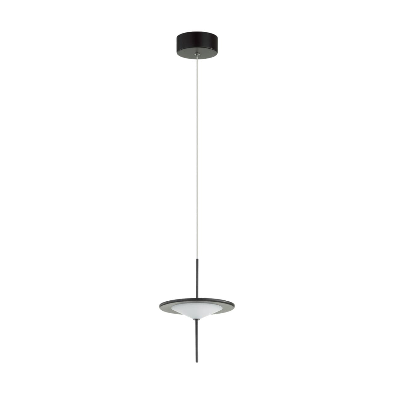 Odeon Light 5012/10L L-VISION ODL23 281 черный/белый матовый металл/акрил Подвес LED 10W 3000K STEKA