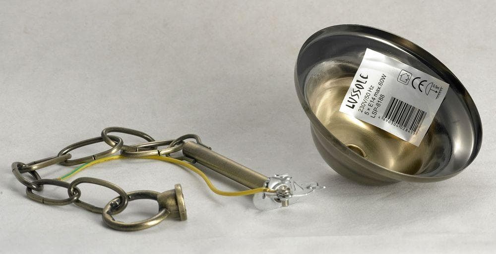 Lussole Комплект GRLSP-8188 (Светильник LSP-8188, Лампа Filament E14 cветодиодная 5 шт.) — миниатюра 3