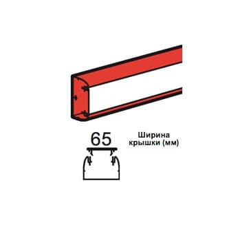 Legrand DLP Кабель-канал для гибкой крышки 35x80(без крышки) 010411 — миниатюра 3