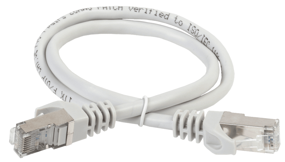 IEK ITK Коммутационный шнур (патч-корд), кат.6 FTP, LSZH, 1м, серый PC01-C6FL-1M