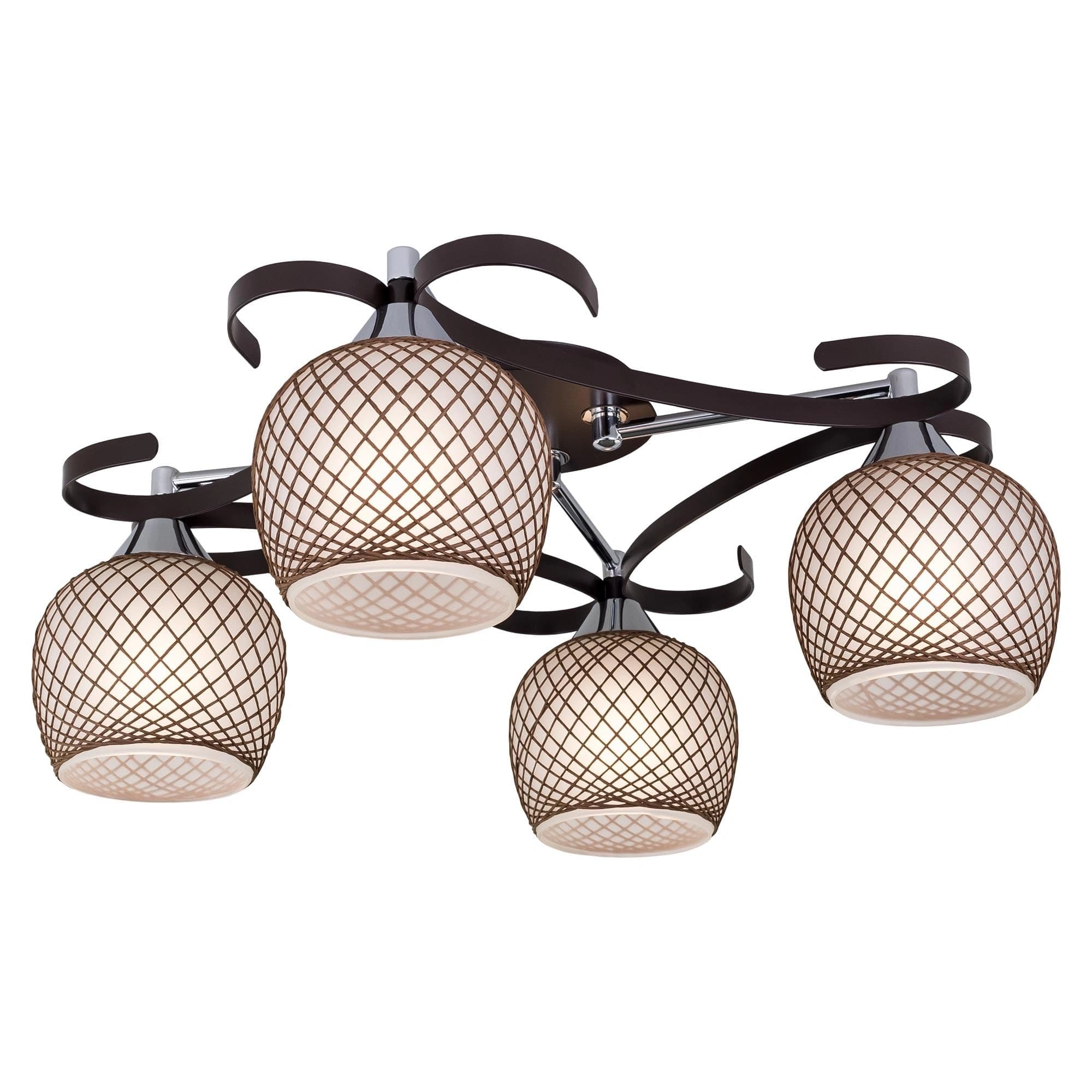 Citilux CL171142 Сюзи Венге+Хром Светильник  Люстра