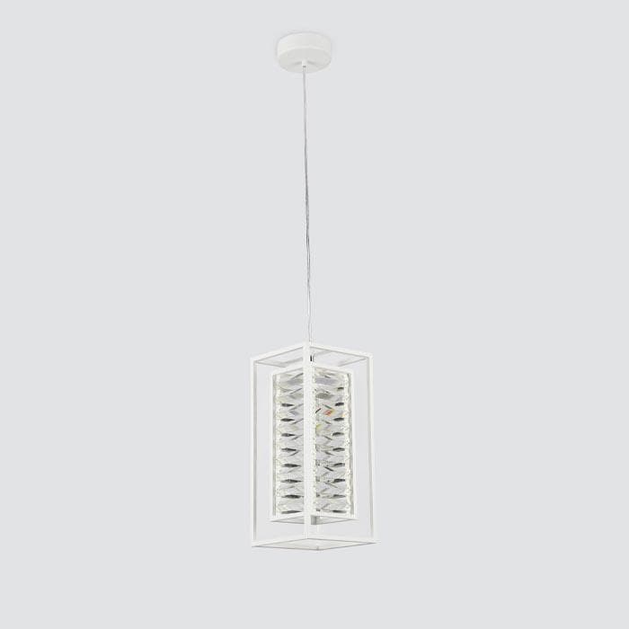 Ambrella Подвесной светильник с хрусталем TR5042 WH/CL белый/прозрачны E14/1 max 40W 180*180*760 — миниатюра 4