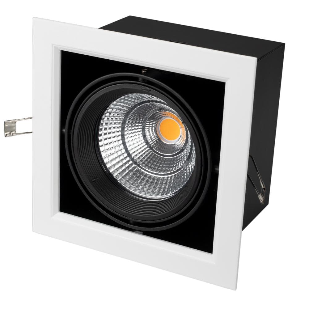 Arlight Светильник CL-KARDAN-S190x190-25W White6000 (WH-BK, 30 deg) 026500