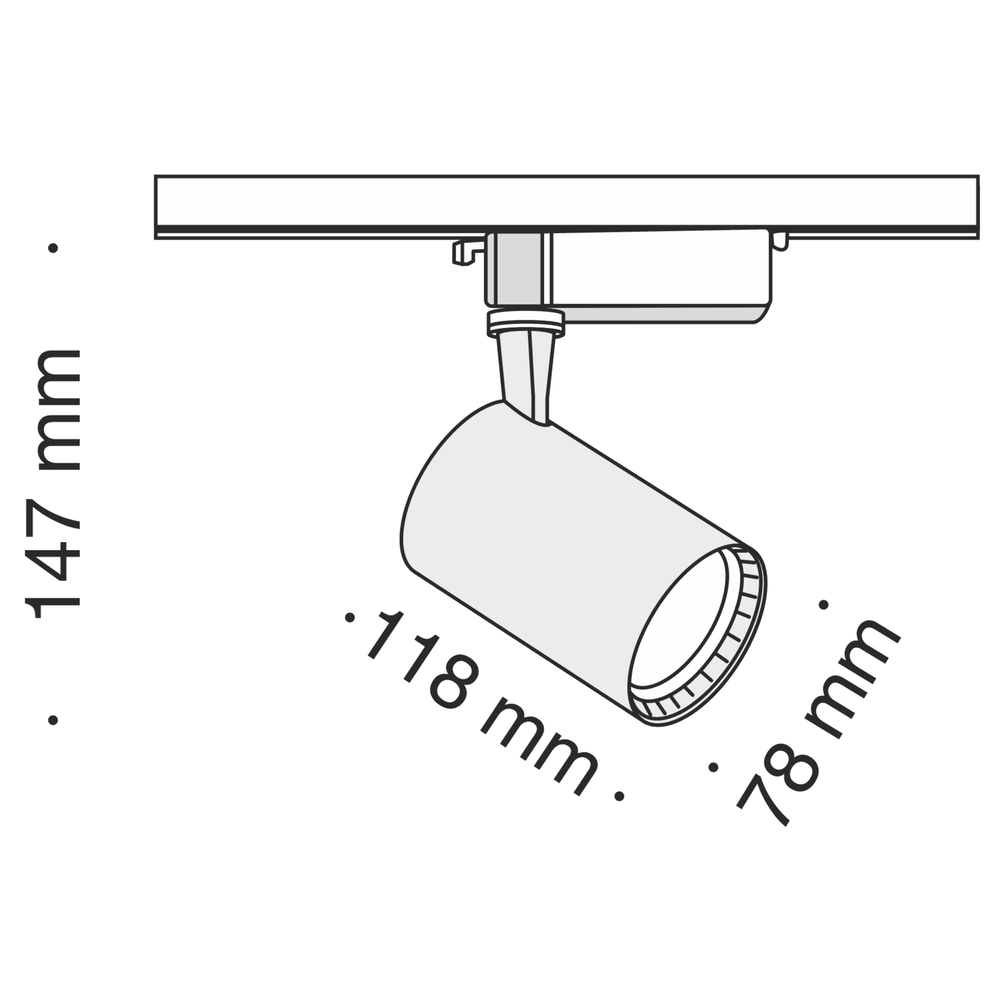 Maytoni Technical Track Белый Трековый светильник LED 12W 750Лм TR003-1-12W3K-W — миниатюра 4