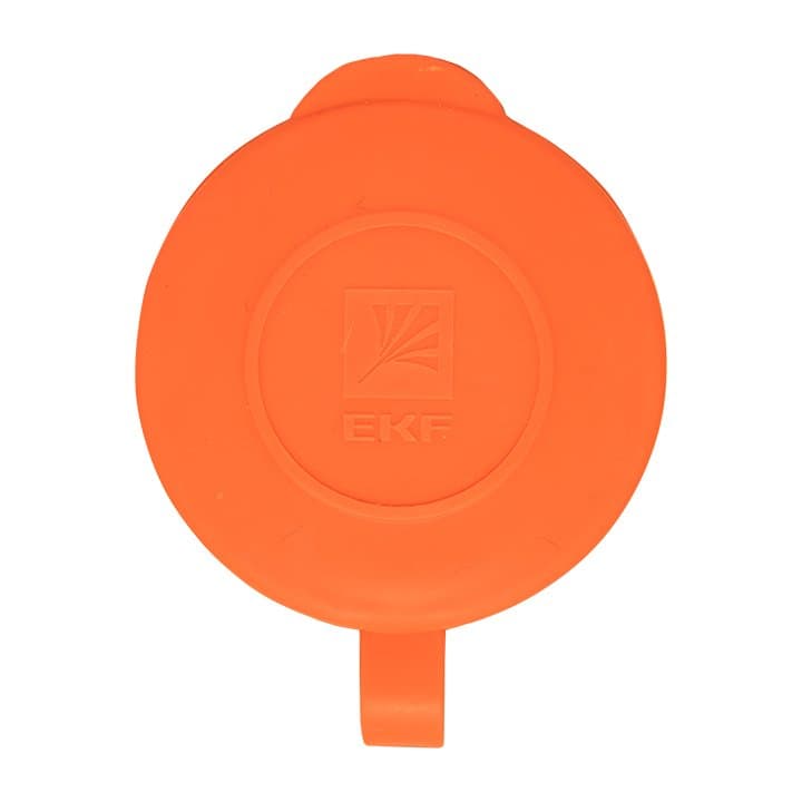 EKF PROxima Роз. перенос. с защитной крышкой оранжевая каучуковая 230В 2P+PE 16A IP44 PRO — миниатюра 6