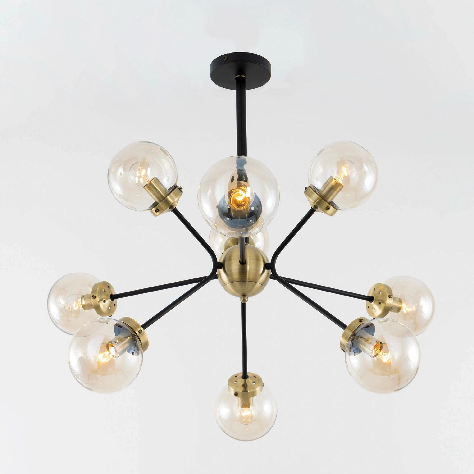 Citilux CL105295 Планета Черн+Дымч. Люстра — миниатюра 6