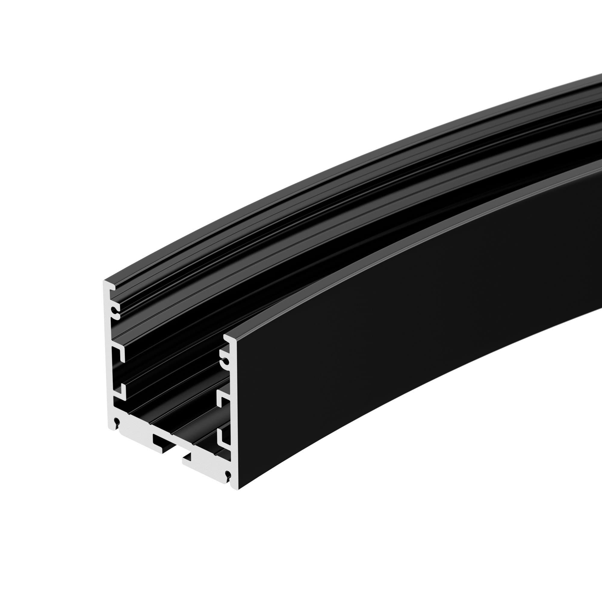 Arlight Профиль SL-ARC-3535-D800-A90 BLACK (630мм, дуга 1 из 4) (Алюминий) 027638 — миниатюра 3