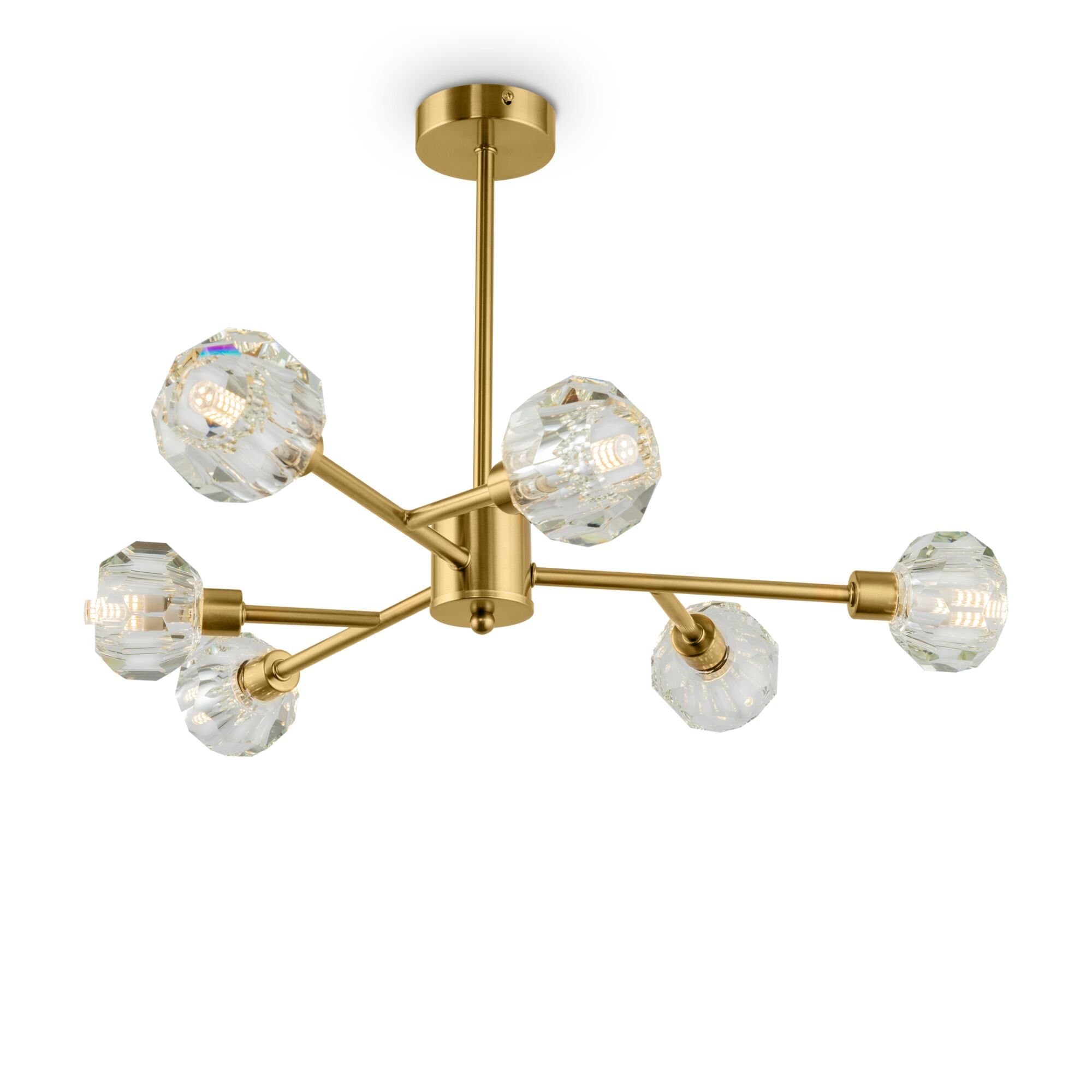 Freya Crystal Grace Золотая бронза Люстра FR5114PL-06BZ — миниатюра 2