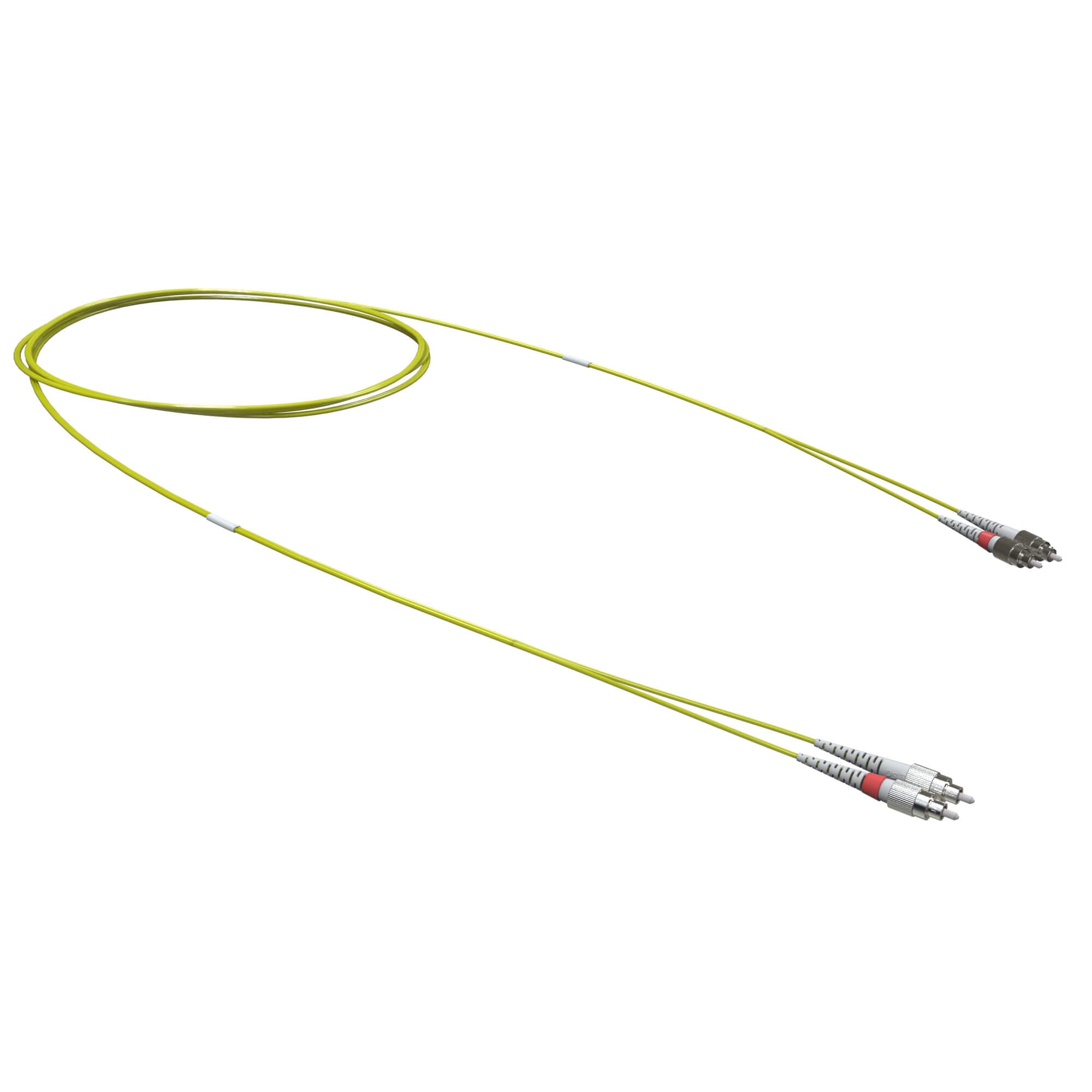 DKC Оптический коммутационный шнур Duplex FC-UPC/FC-UPC, 9/125 OS2, 5 м