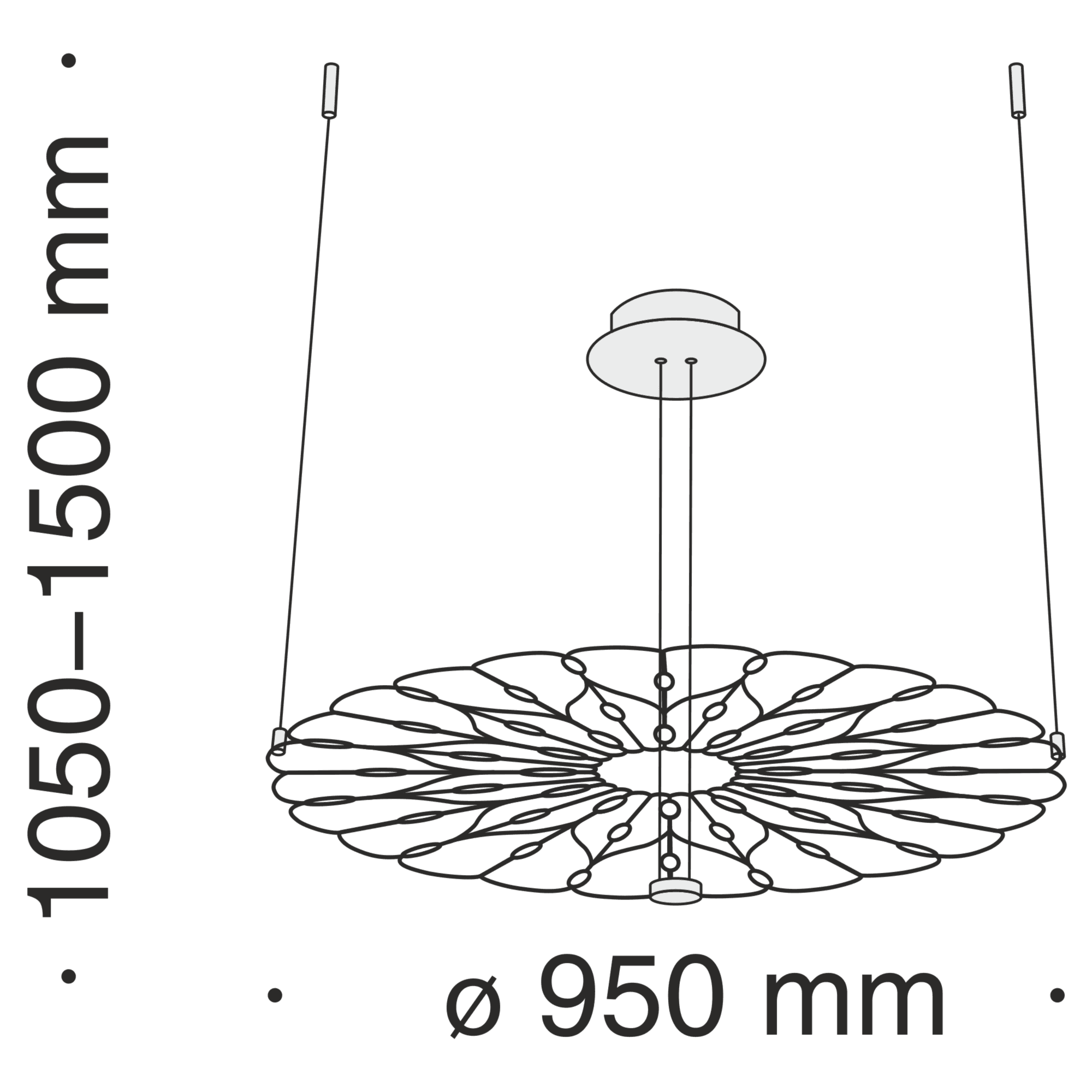 Maytoni Technical Volare Черный Подвесной светильник LED 48W 3200Лм MOD037PL-L48B — миниатюра 2