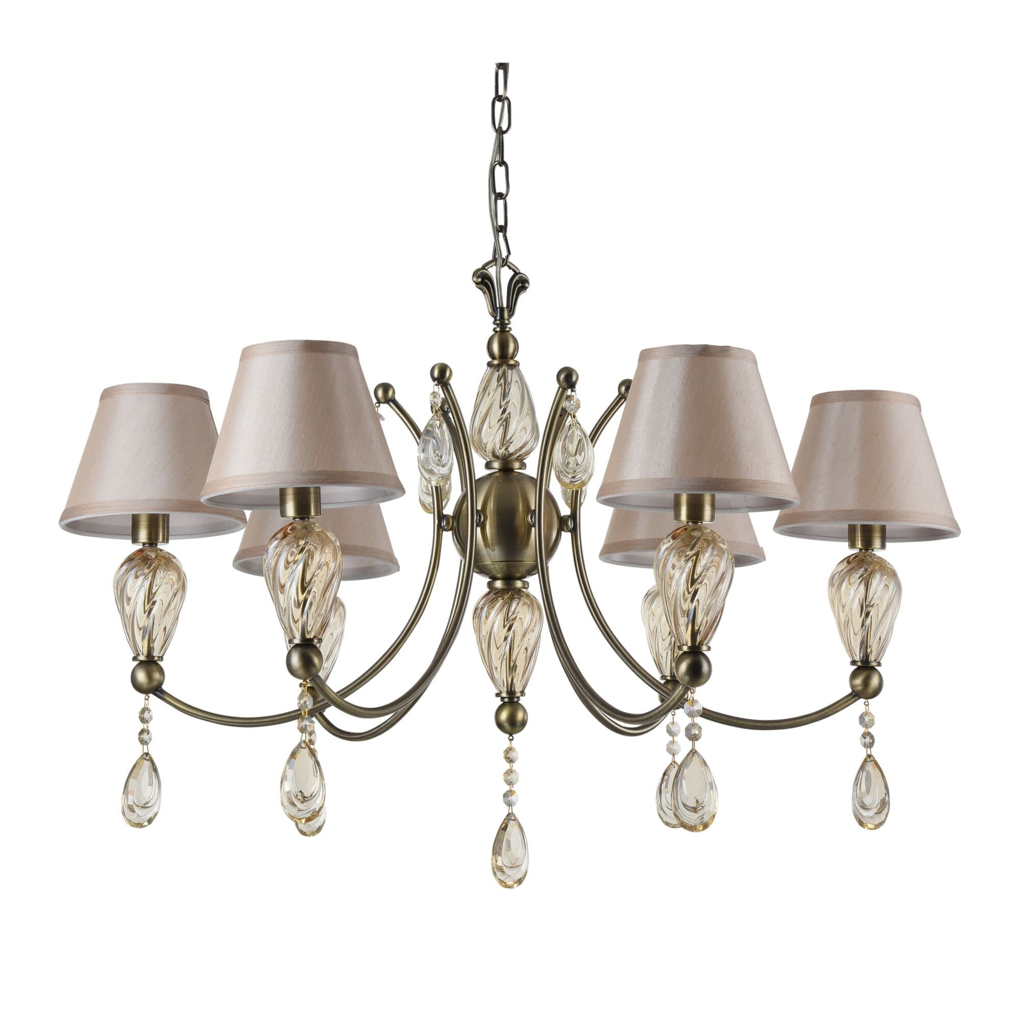 Maytoni Royal Classic Murano Бронза Люстра 6xE14 40W RC855-PL-06-R — миниатюра 4