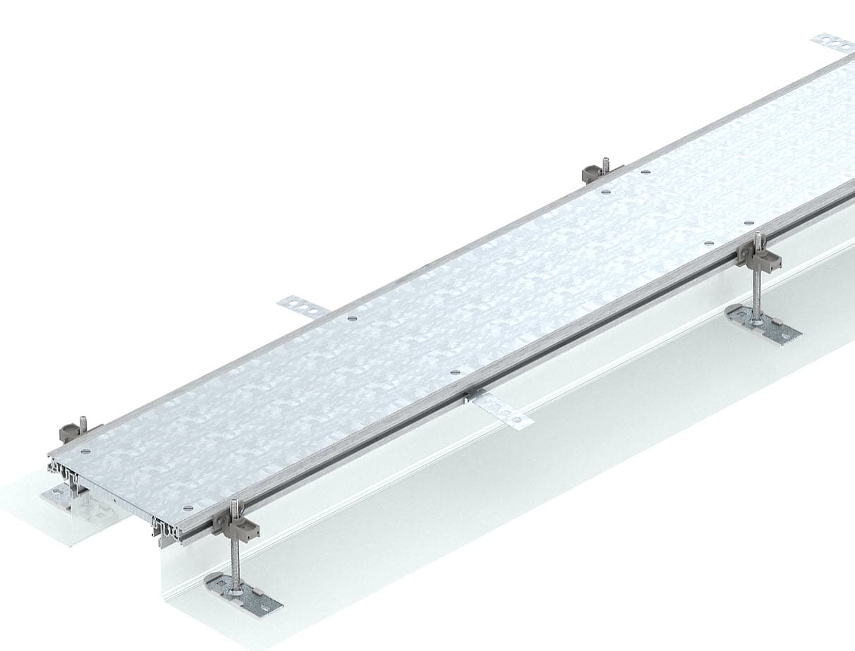OBO Bettermann Секция кабель-канала OKA-G глухая 2400x200x40–140 мм (сталь) 7424000