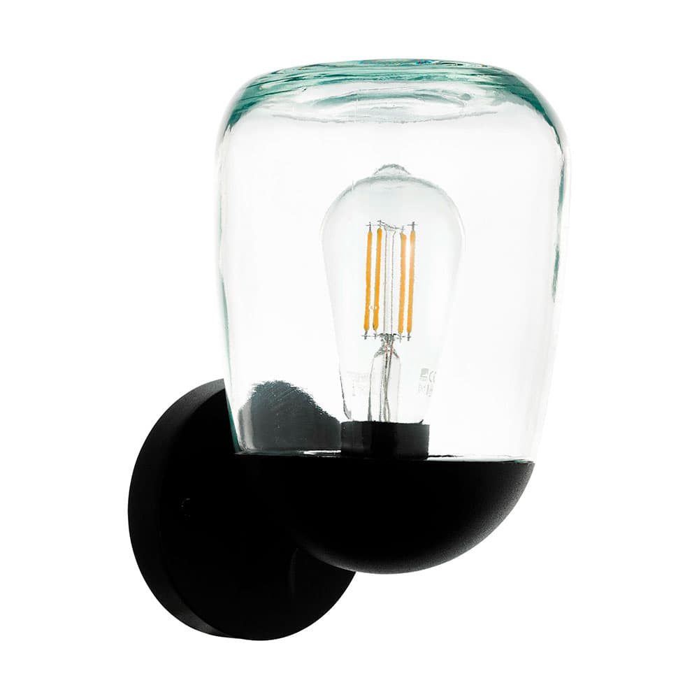 Eglo 98701 Уличный светильник настенный DONATORI, 1х60W(E27), L155, H260, A190, алюминий, пластик, черный