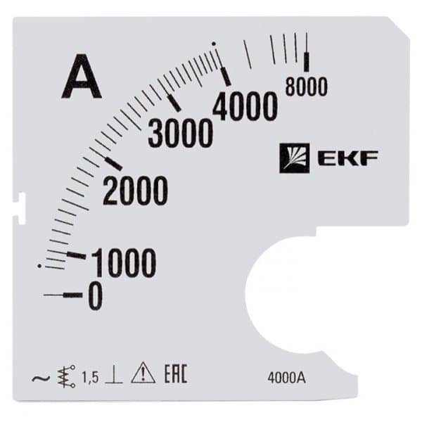 EKF PROxima Шкала сменная для A961 4000/5А-1,5