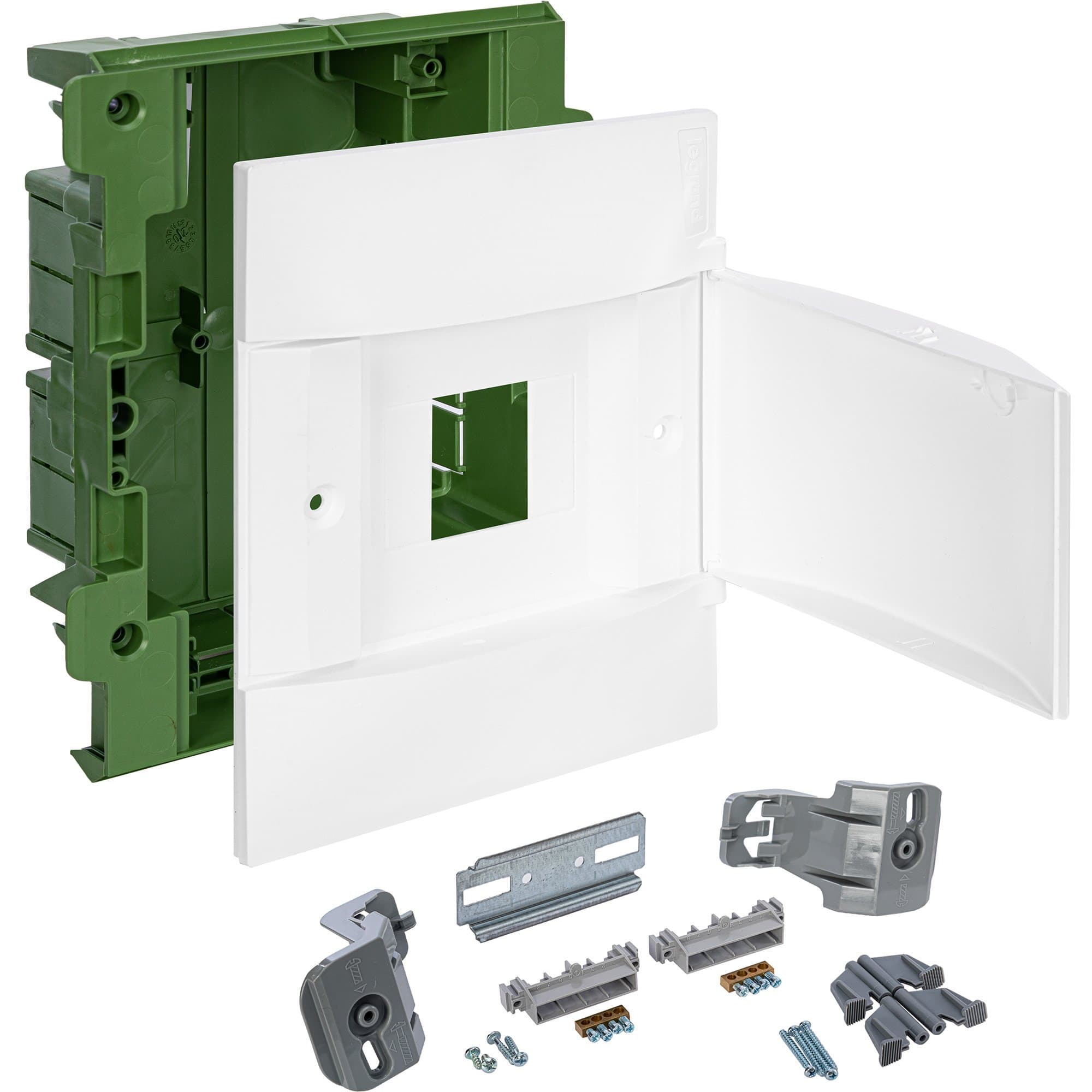 Legrand Practibox S Пластиковый щиток Встраиваемый (в полые стены) 1X4 Белая дверь 134564 — миниатюра 7
