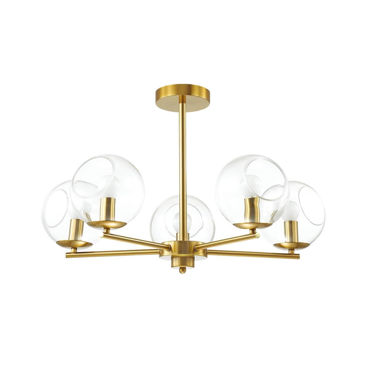 Lumion 3769/5C LN19 083 античная латунь Люстра на штанге E14 5*60W 220V BLAIR — миниатюра 2