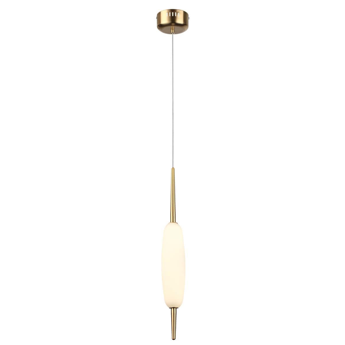 Odeon Light 4792/12L PENDANT ODL21 008 бронзовый/белый Подвес LED 12W SPINDLE — миниатюра 1