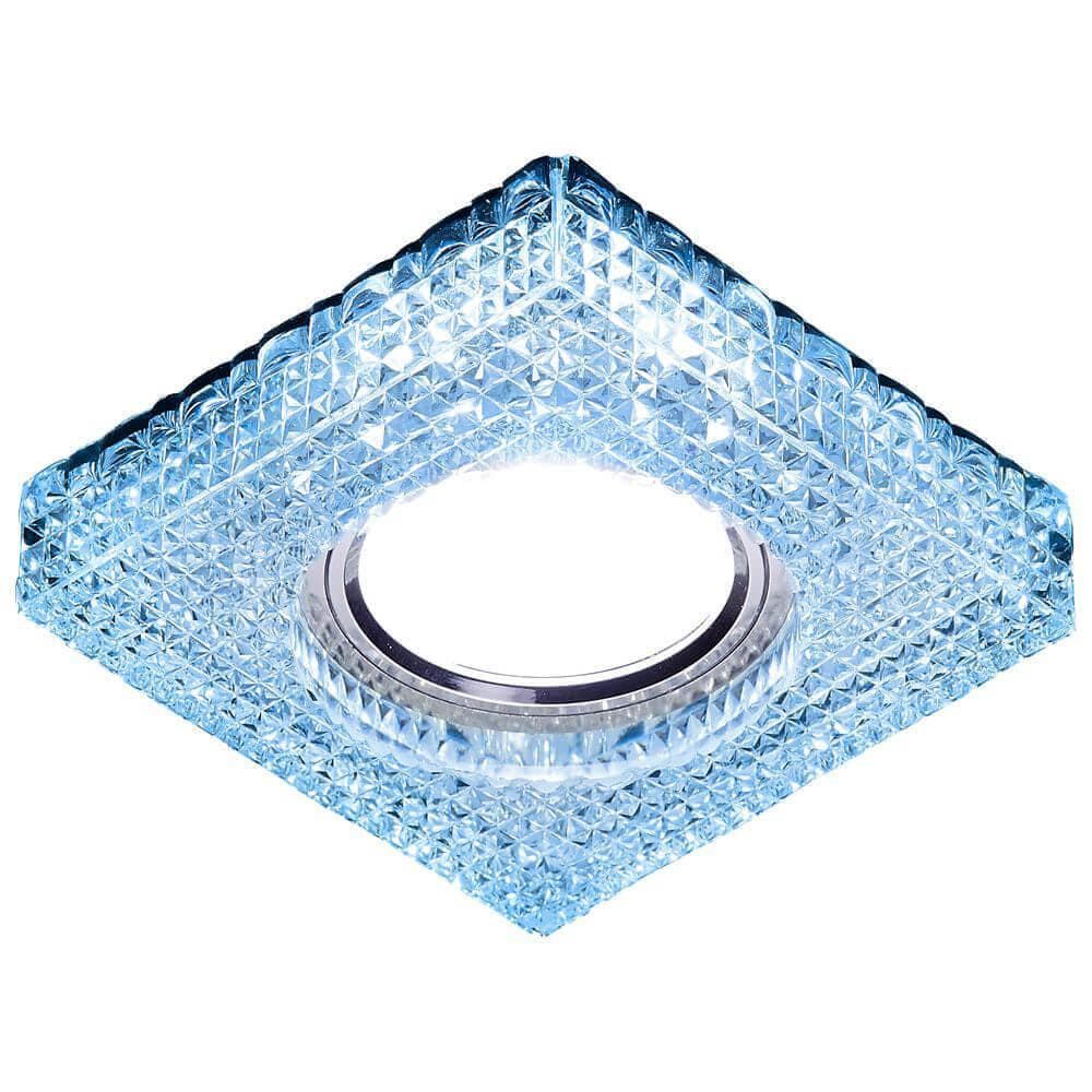 Ambrella Встраиваемый точечный светильник со светодиодной лентой S272 CL/CLD хром/прозрачный MR16+3W(LED COLD) — миниатюра 1