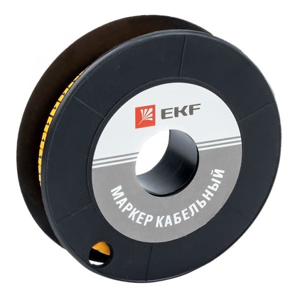 EKF PROxima Маркер кабельный 2,5 мм2 "1" (1000 шт.) (ЕС-1)