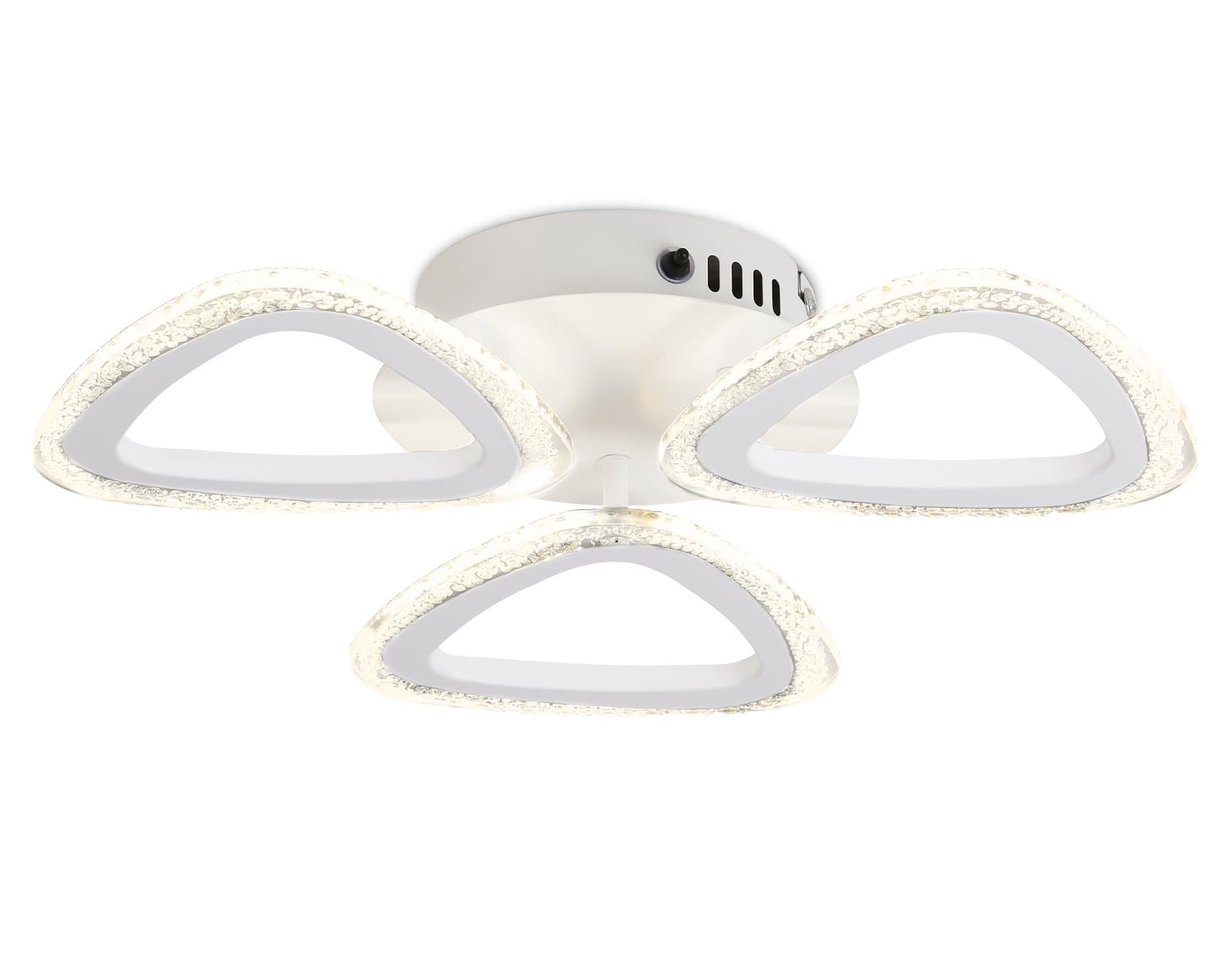 Ambrella Светильник потолочный светодиодный с пультом FA4508/3 WH белый 30W 4200K/3000K/6400K D420*75 (ПДУ ИК)
