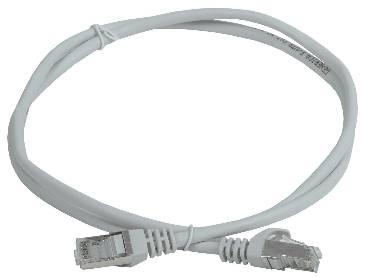 IEK GENERICA Шнур коммутационный кат. 5Е FTP 0,5м серый PC01-C5EF-05M-G