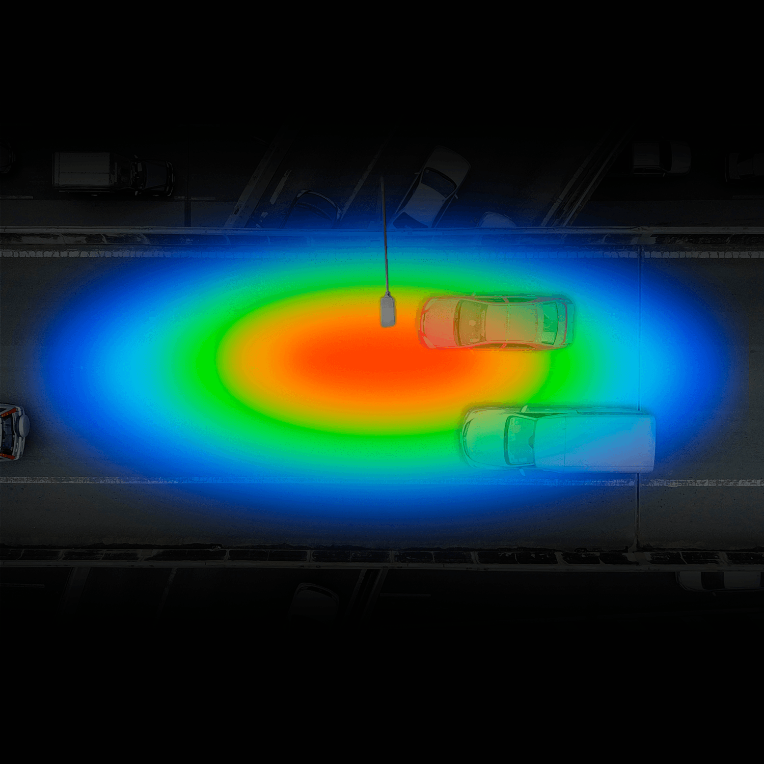 Gauss Светильник уличный Qplus 50W 6000lm 5000K 120-260V IP65 370*145*45мм черный КСС "Ш" LED 629535350 — миниатюра 5
