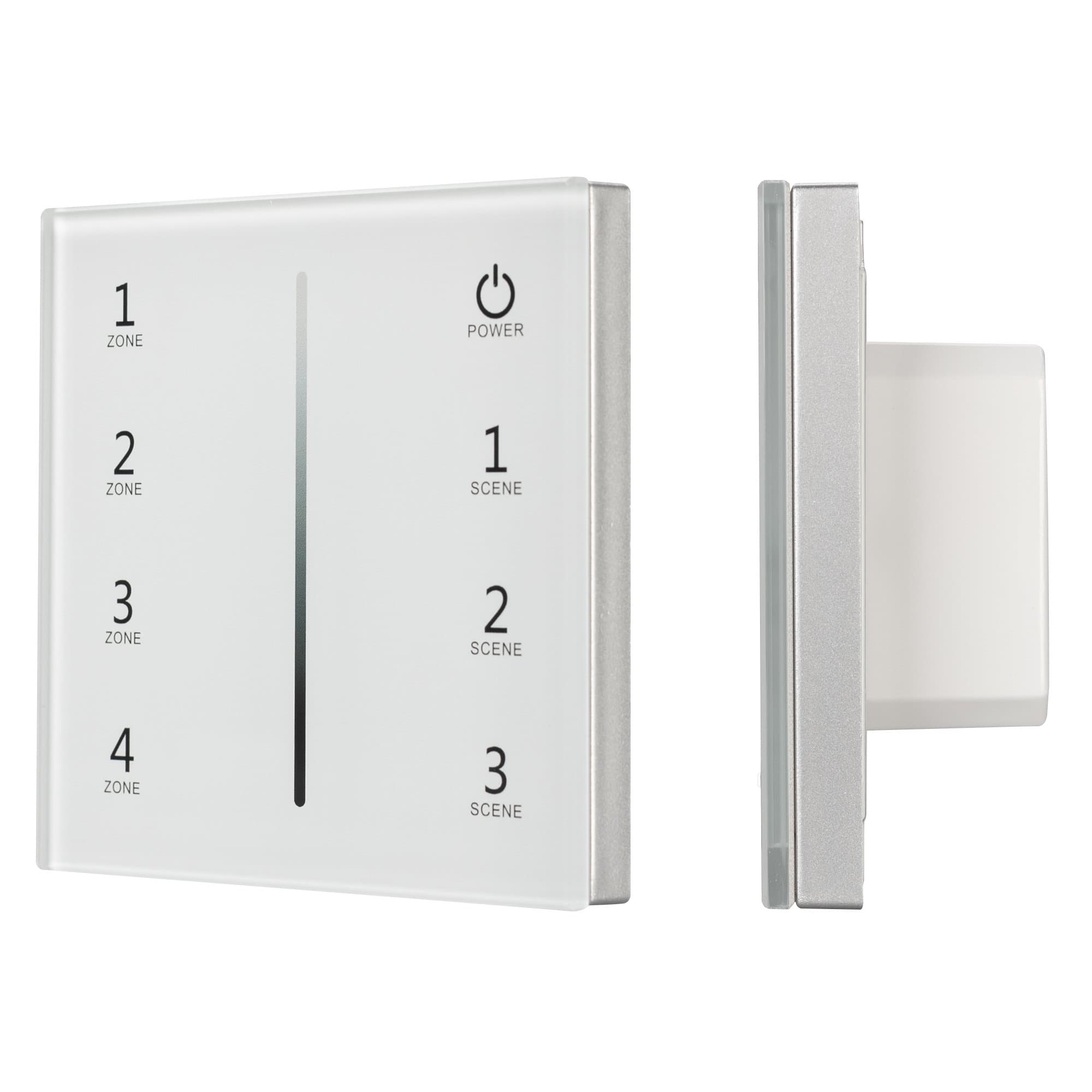 Arlight Панель Sens SMART-P29-DIM White (230V, 4 зоны, 2.4G) (IP20 Пластик, 5 лет) 027103 — миниатюра 1