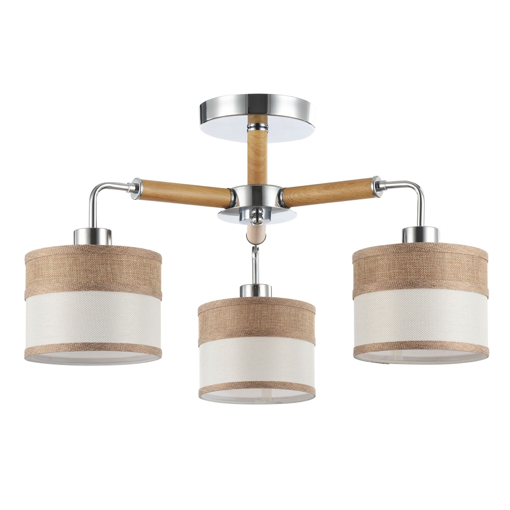 Freya Modern Helen Хром Потолочный светильник E27 40W FR5329-PL-03-CH — миниатюра 2