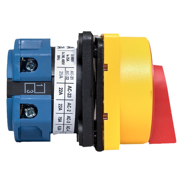 Переключатель кулачковый ПК-1-12 25А 2P "0-1" с блокировкой IP65 EKF PROxima — миниатюра 3