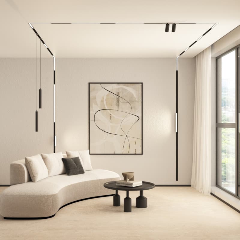 Denkirs DK8026-BK Линейный светильник SMART LINEAR 36W DIM 3000K-6000K черный — миниатюра 3