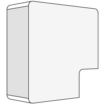 DKC In-Liner Угол плоский для TMU/TMC APM 40x17 W0 (уп=2шт)