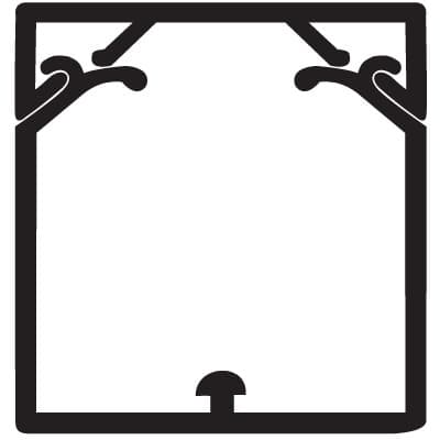 DKC In-Liner Короб с напр.TA-GN 60x60 W0 (1шт=2м)