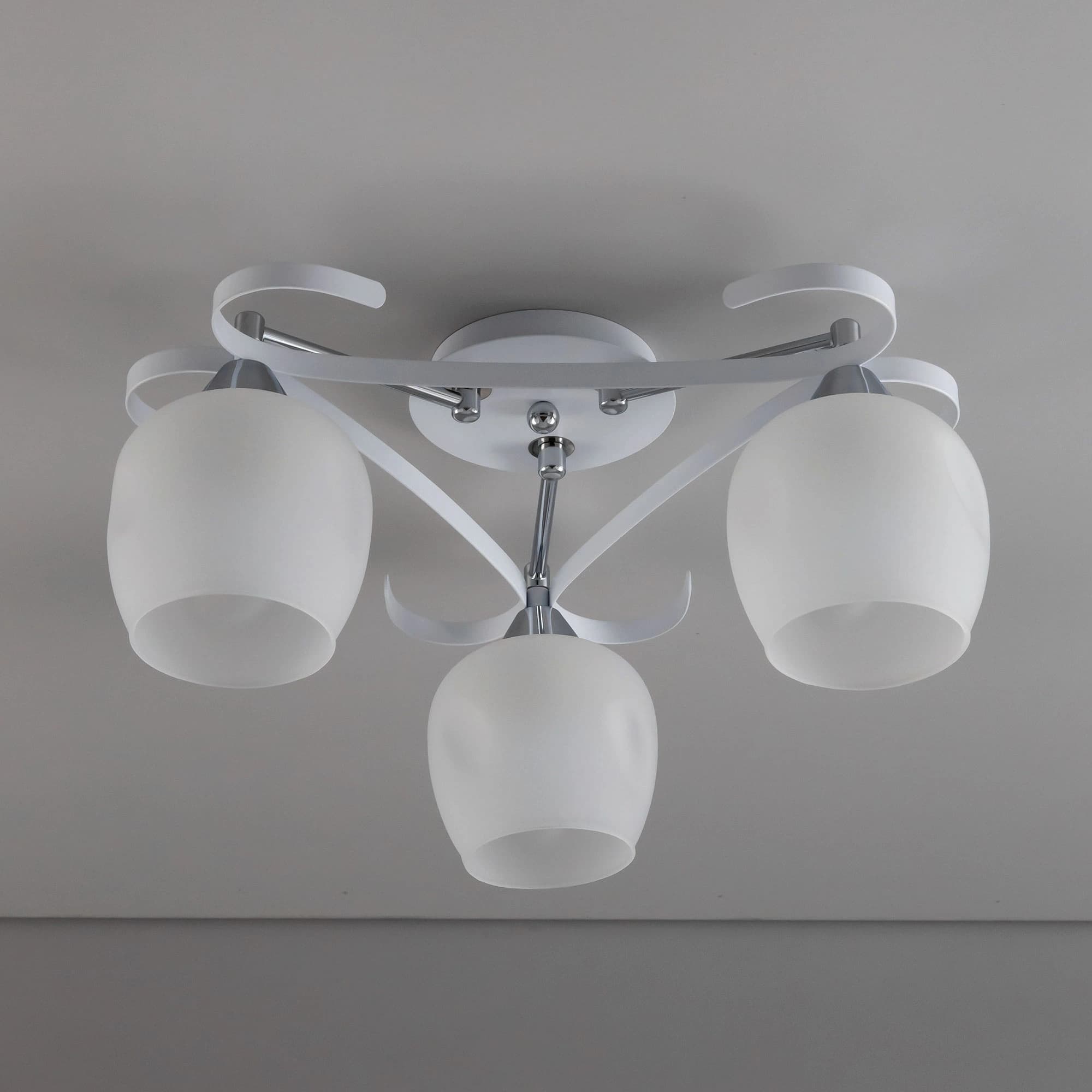 Citilux CL171133 Сюзи Белая+Хром Светильник Люстра — миниатюра 6