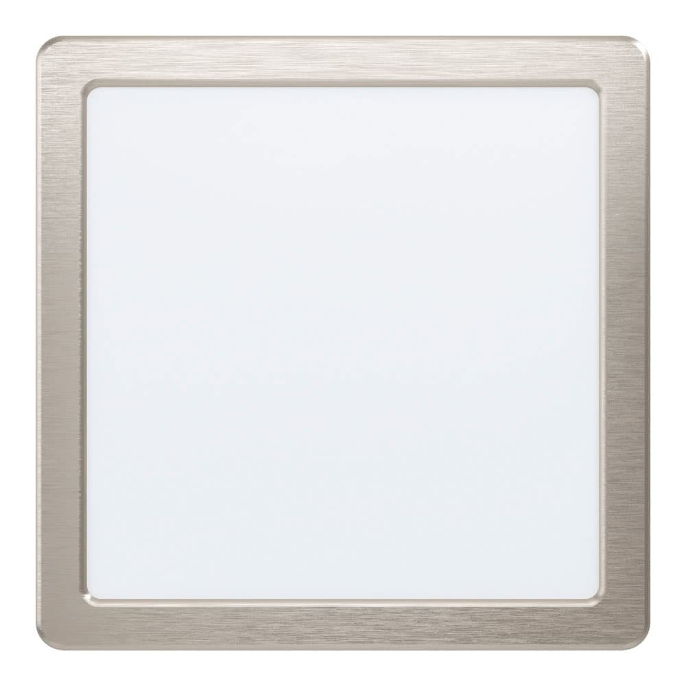 Eglo 99185 Светодиодный встраиваемый светильник FUEVA 5, 16,5W (LED), 216х216, ET26, 2000lm, 4000K, сталь, никель