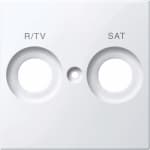 SE Merten SM Бел Актив Накладка розетки TV-FM/TV-FM-SAT с маркировкой MTN299825 — миниатюра 4