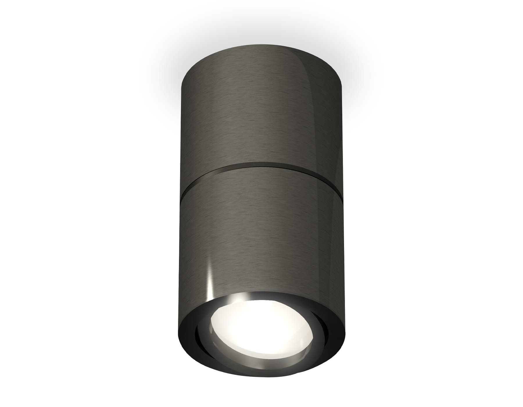 Ambrella Комплект накладного поворотного светильника XS7403060 DCH/PBK черный хром/черный полированное MR16 GU5.3 (C7403, A2071, C7403, N7002) — миниатюра 1