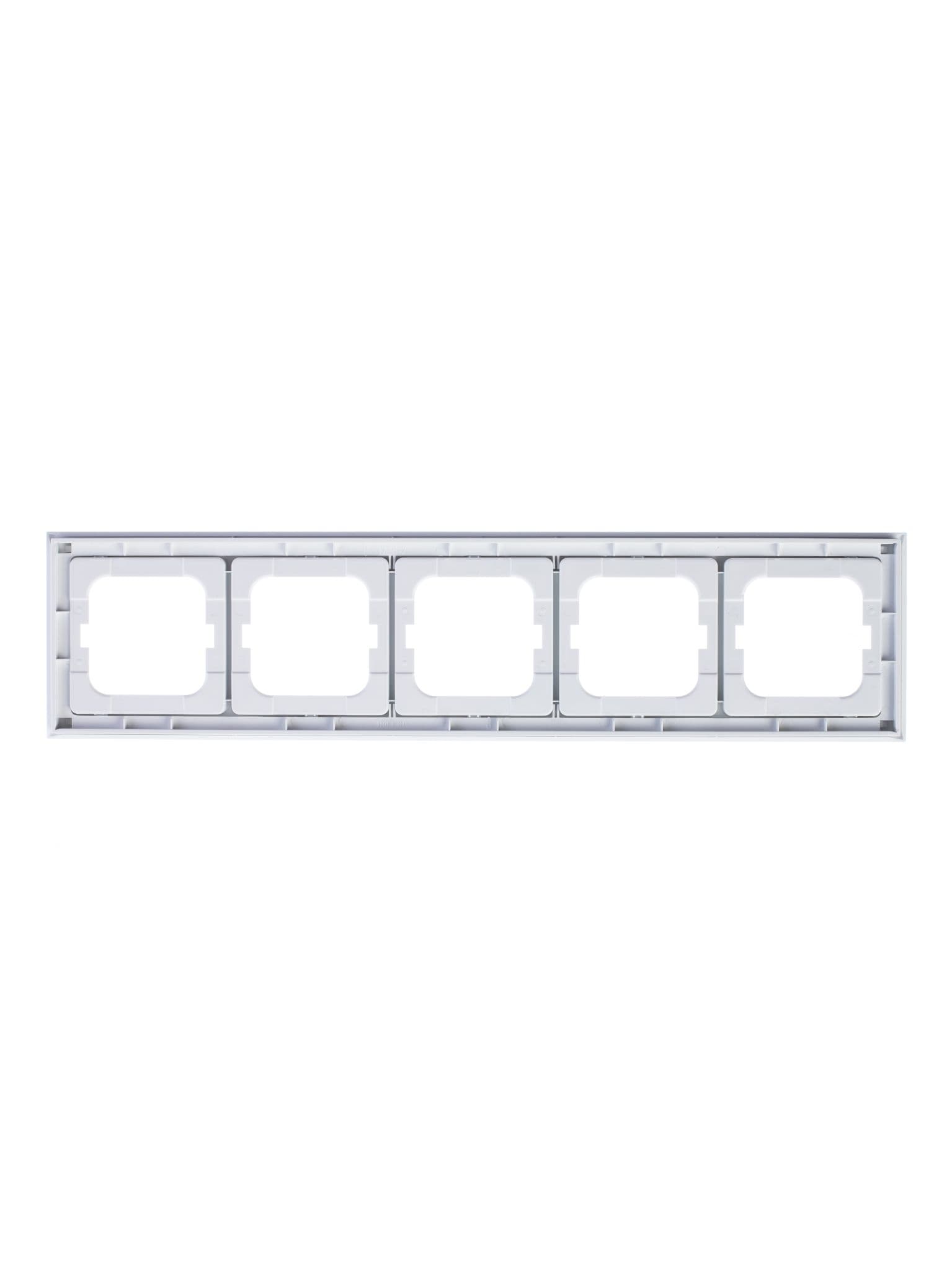 ABB BJE Axcent Белый Рамка 5-ая 2CKA001754A4347 — миниатюра 3