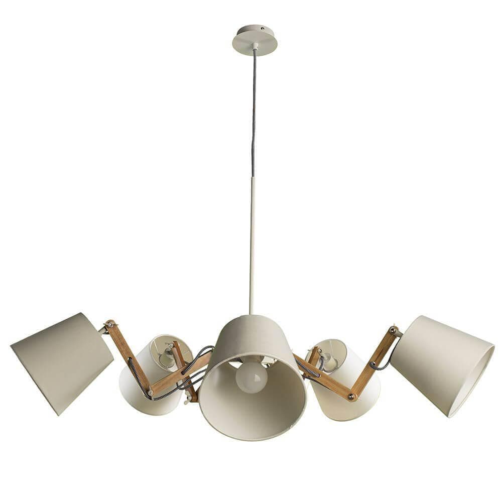Arte Lamp Pinocchio Белая Люстра 40W E14 A5700LM-5WH — миниатюра 7
