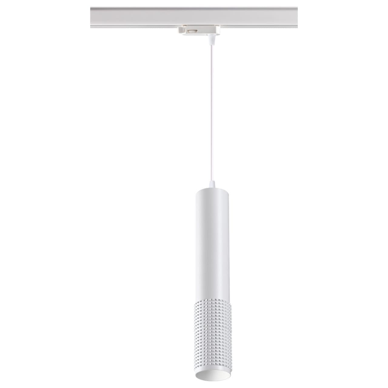 Novotech 370773 PORT NT21 000 белый Трехфазный трековый cветильник, провод 1м IP20 GU10 50W 220V MAIS
